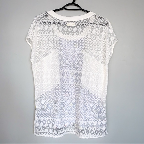 Miss Me • Printed Short Sleeve Top - Picture 6 of 6